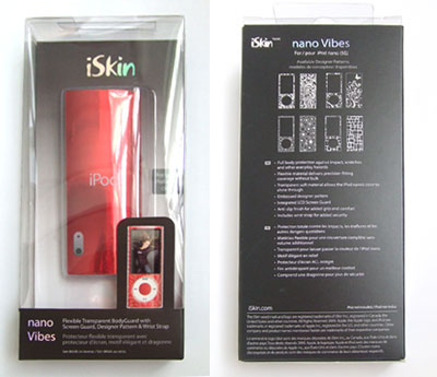 iSkin Vibes for iPod nano 5G外箱