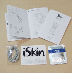 iSkin Vibes for iPod nano 5G付属物