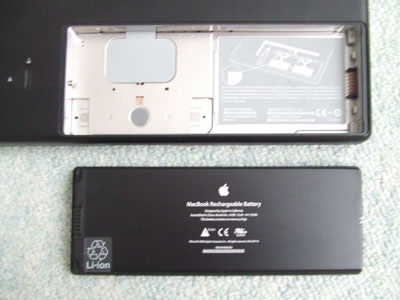 MacBook黒　バッテリー