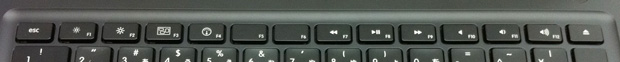 MacBook黒　2008のファンクションキー
