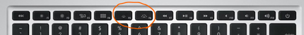 MacBook Air（Mid 2011）のファンクションキーの機能配列