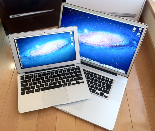 MacBook Air（Mid 2011）とMacBook Pro（Mid 2010）ディスプレイlion